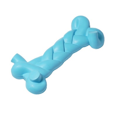 Vking whole sales durable interactive dog toys non-toxic natural rubber pet toy bone shape dog chew toy